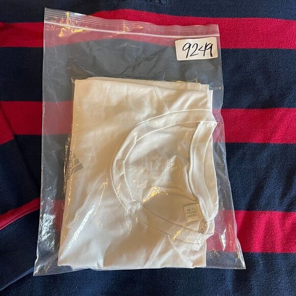 Adidas Shirt Mens Extra Large White Techfit Training Gym Active - Picture 10 of 10